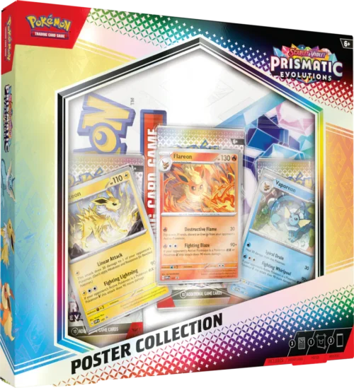 Pokemon Prismatic Evolutions Poster Collection Español